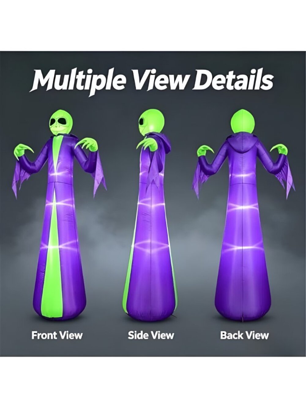 12 FT Halloween Inflatable Alien Reaper Ghost Outdoor Decoration - Picture 6 of 6